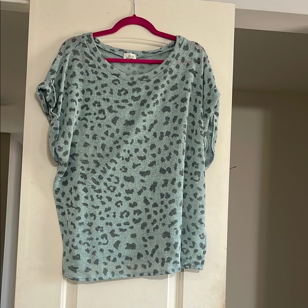 Leopard Print Women's Top